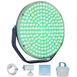NANLITE Miro 60C RGBW Round LED Panel Video Light,2700-7500K Bi-Color APP Control Fill Light for Video Recording,Live Streaming