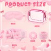 Hoteam 10 Pieces Pink Spa Headband Set with 2 Spa