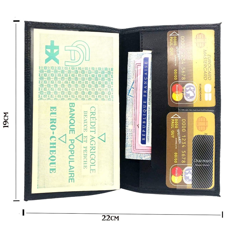 Charmoni - Top Cheque Book Cover - 2 Credit Card