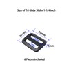 BOSWOAK Tri glide Sliders 1 1/4 Inch Plastic Tri Glide