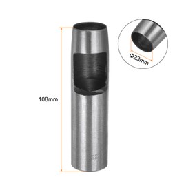 HARFINGTON Hollow Punch for Leather 23mm Round Hole Punch Tool for Belt Puncher Carbon Steel Single Punch for Watch Belts Cut Leather Craft Rubber Paper Fabric Plastic Soft Material