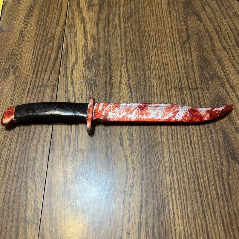 Ghostface scream “Bloody Large Full size Version” Foam knife prop