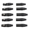 10pcs XLR Connector Professional 5 Male 5 Female High Conductivity