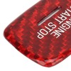 Engine Push to Start Button Cover Carbon Fiber Start Switch