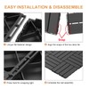Goovilla Plastic Interlocking Deck Tiles, 9 Pack , 12"x12" Waterproof