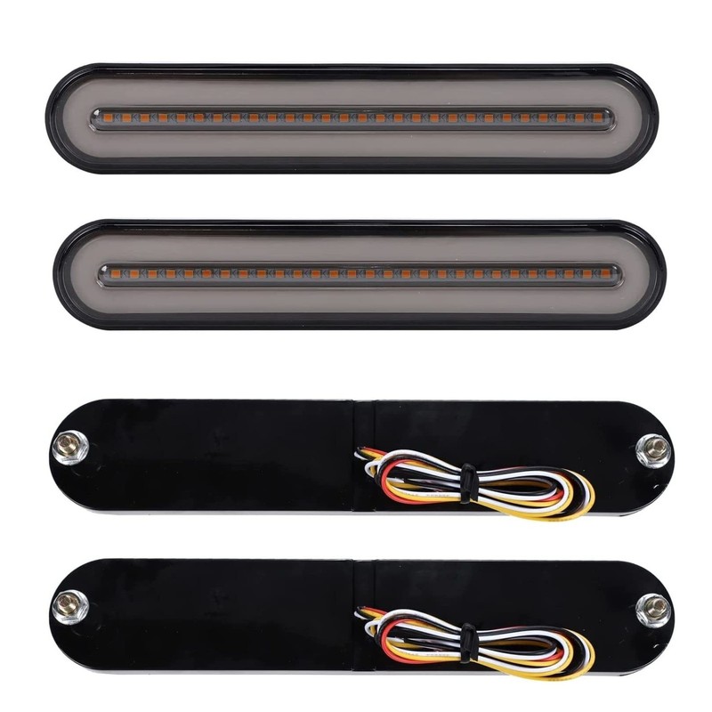 Trailer Marker Lamp, Set of 2, LED Taillight, Sequential, Turn