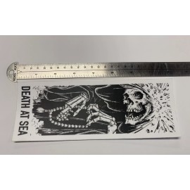 sea Death at Sea Sticker Ocean Waves Grim Reaper Design