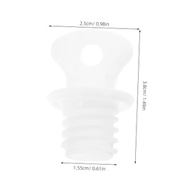 Minkissy 3pcs Warm Fleece Cover Hot Water Bottle Lid Replacement Plug Leakproof Sealing Cap