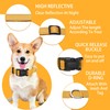 Maiiu Reflective Dog Collar with Safety Locking Buckle, Adjustable Soft