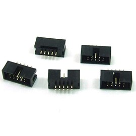 PQMEGA 5 pcs. x IDC 2.54mm Socket PCB 10 way Straight #A1944