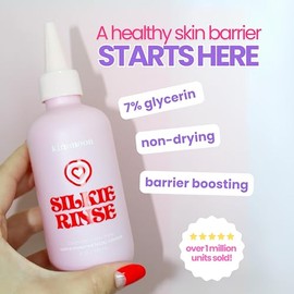 Kiramoon Limpiador Facial Silkie Rinse, Hidratante Y Suave, Para Piel Seca O Sensible. Desmaquillante Y Limpiador Facial Hidratante Con Ceramidas Y Es