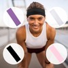 4PCS 5cm Headbands for Women Men, Fashion Stretchy Head Bands
