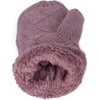 styleBREAKER 09010031 Women's Warm Winter Knitted Mittens, Gloves with Diamond