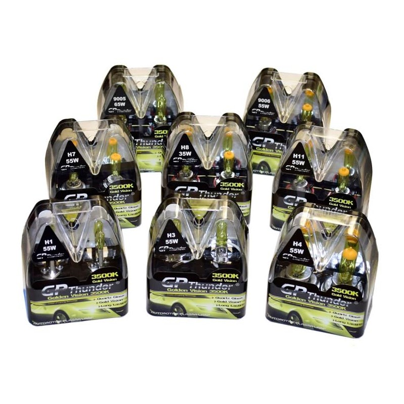 GP Thunder H1 3500K Hyper Golden Yellow Light Bulbs for