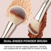 KISS NEW YORK Professional Dual Ended Powder Brush, All Over