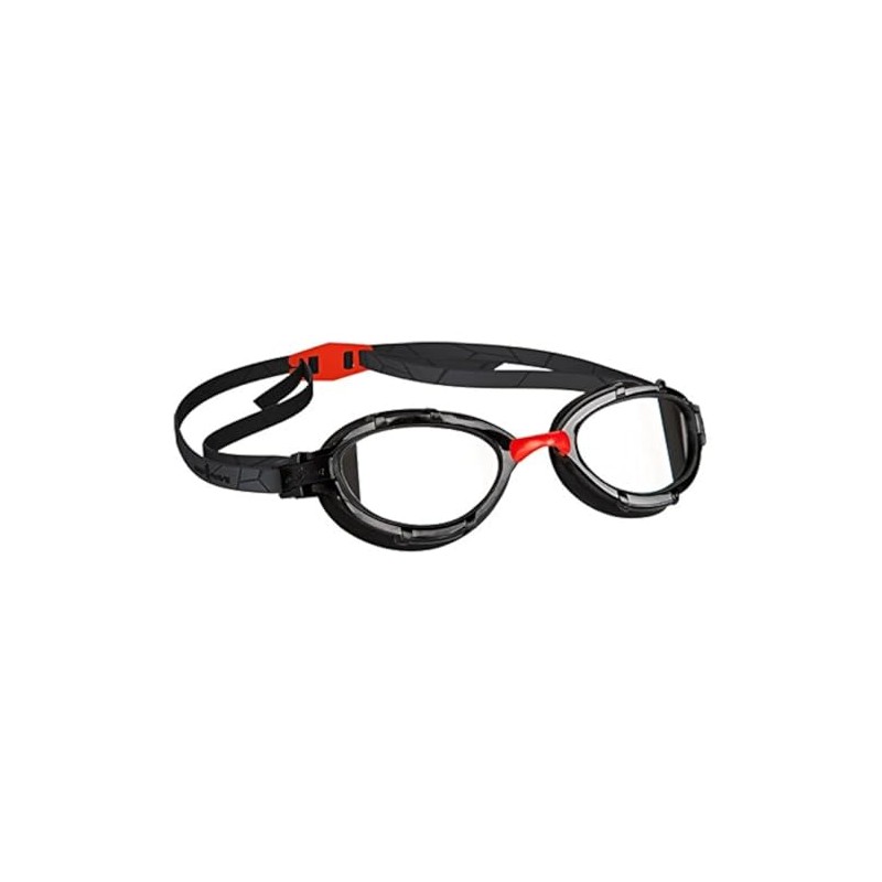 Mad Wave Triathlon Mirrored Goggles - Red
