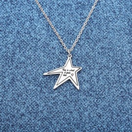 WUSUANED This Is What It Feels Like Star Necklace Singer Star Inspired Gift Music Album Gift For Fan
