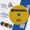 HIGHDRIL Diamond Dry Polishing Discs Pack of 8 - 100