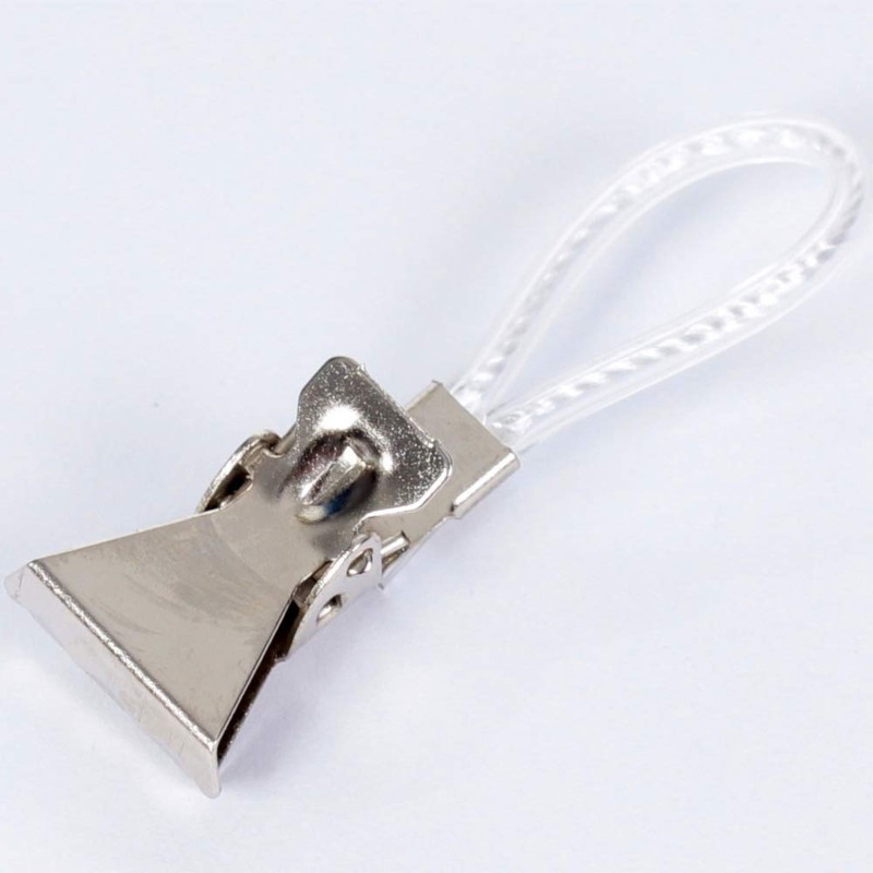 GRÜNDL 6 towel clips, 5 cm per clip, with loop