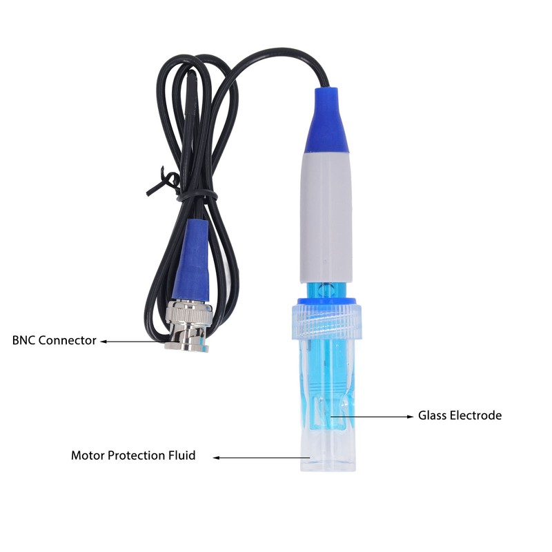 Replacement PH Electrode Rechargeable PH Electrode Probe BNC Connector for