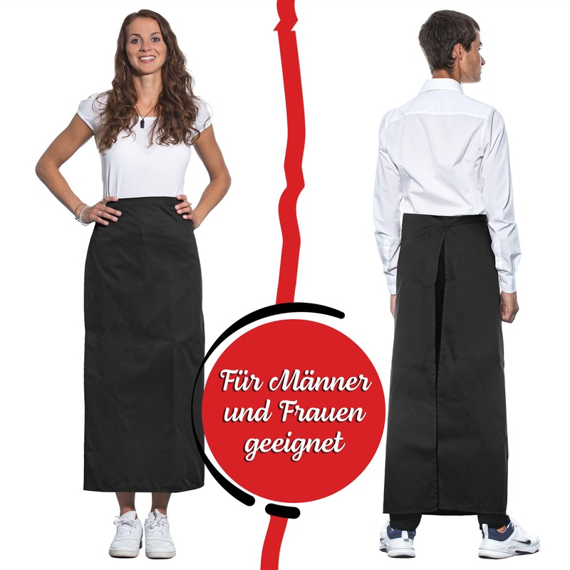 ZOLLNER Bistro Apron 65% Polyester, 35% Cotton, 95 x 100