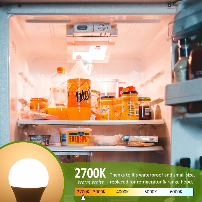 GIOVAR LED Range Hood Light Bulbs Replacement, 40 Watt Equivalent,