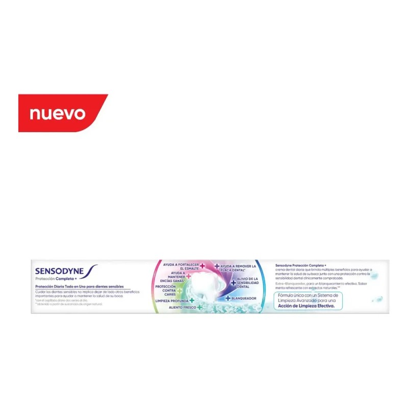 2 Pack Crema Dental Protección Completa+ 90g Sensodyne