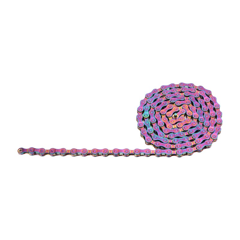 Bike Chain Rust Proof Sensitive, Rust Proof Colorful Electroplating6 7