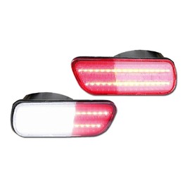 KnLoom 2X Clear Rear Backup Reverse Tail Lights Bulbs for Chrysler for PT Cruiser 2006-2010 White&Red -40-60 Centigrade Degree-Work Temperature Plug&Play-Bulb Shape Code Smooth 12 V,Exhaustive QC