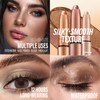 Jolilab Eyeshadow Stick Set, 2 PCS Matte Professional Bright-Colored Contouring