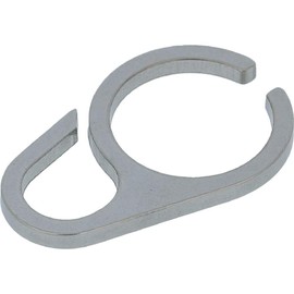 TRUSCO TPSF Tapestry Bar Hooks, Stainless Steel, Pack of 2