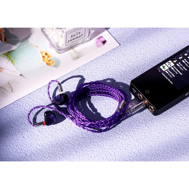 Linsoul Tripowin Cable MMCX-3.5 mm Purple