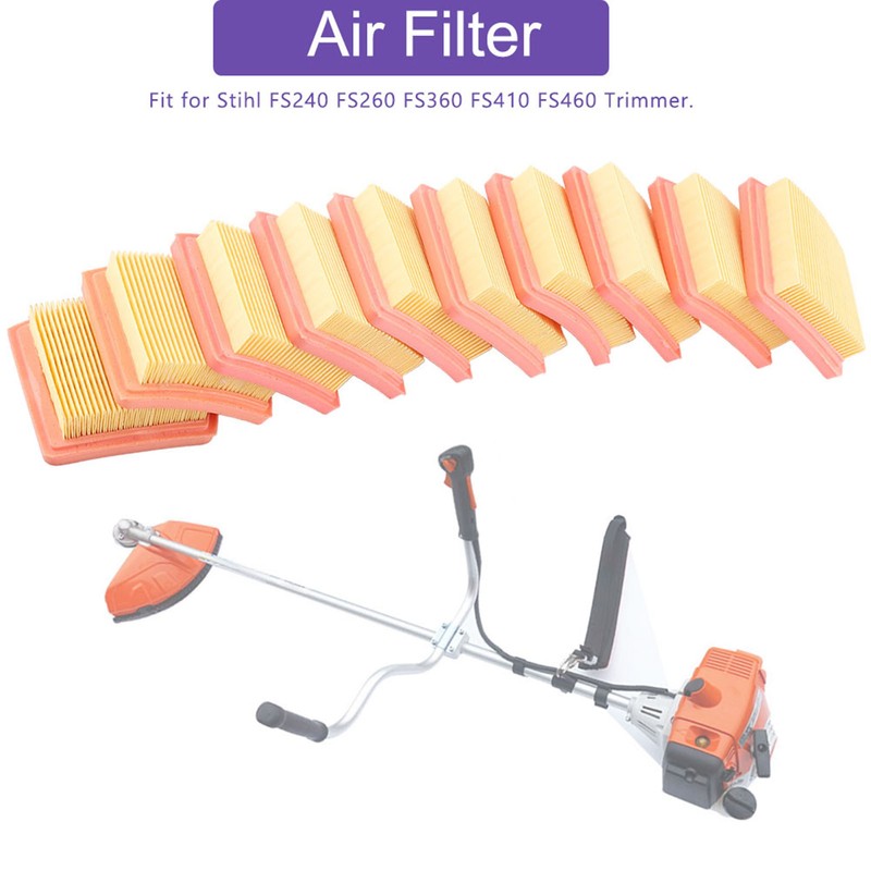 10 X Air Filter Cleaner For Stihl FS410 FS460 FS240