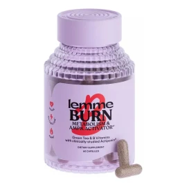 Lemme Burn Quema Grasas Y Mejorar El Metabolismo 60 Cápsulas Sabor Sin Sabor