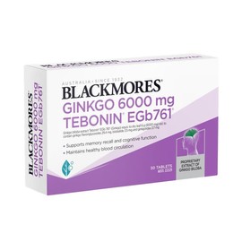 Blackmores Buy Blackmores Ginkgo 6000mg Tebonin 30 Tablets Online | Chempro Chemists