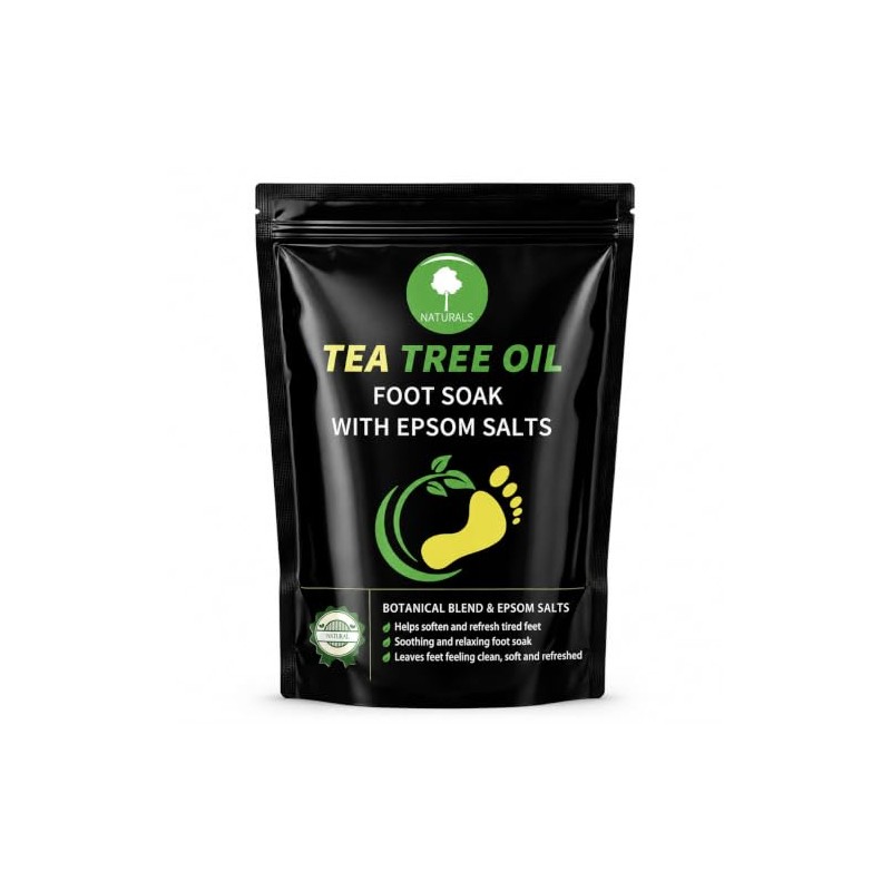 Foot Soak with Tea Tree Oil & Peppermint Oil &