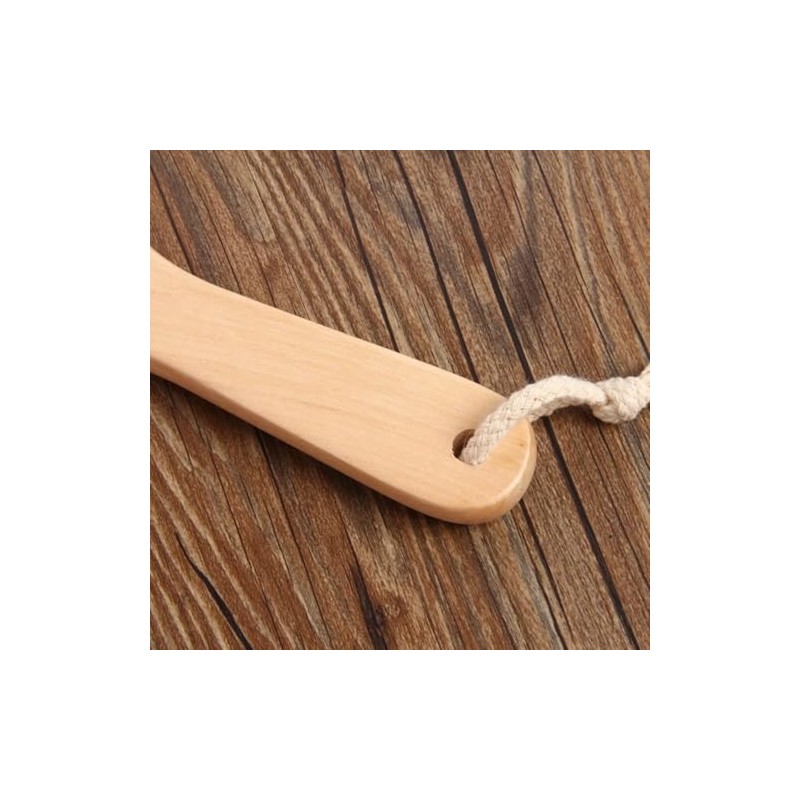 Cepillo Corporal Madera Bambu Natural Cerdas Naturales Resistentes Exfoliacion Masaje