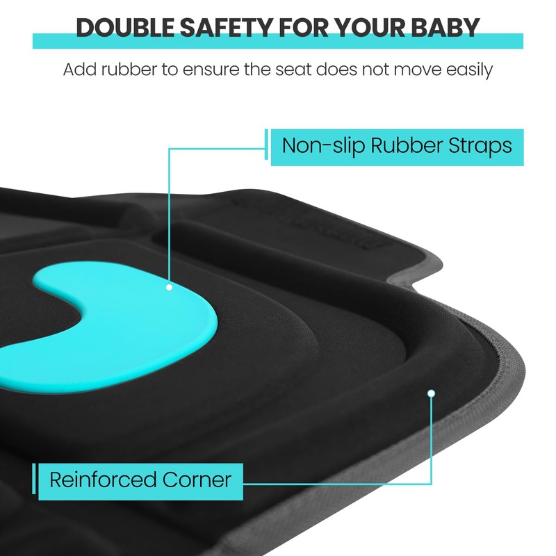 HEYTRIP Car Seat Protector, 2 Packs, Rear-Facing/Forward Facing Car Seat