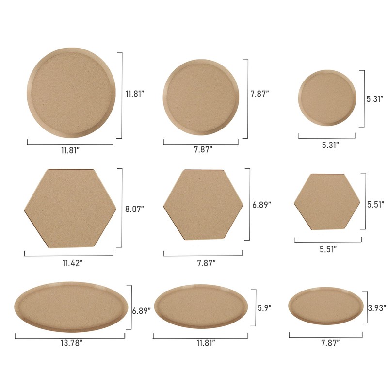ORIISIN Ceramics Plate Forming Molds for Handbuliding, Dish Slump Mold,