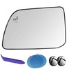 EAP Driver Side Mirror Glass Compatible with Ford Edge 2012-2014,