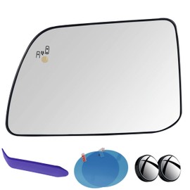 EAP Driver Side Mirror Glass Compatible with Ford Edge 2012-2014, Lincoln MKX 2011-2015, Heated with Blind Spot, Without Auto Dimming, CT4Z17K707H CT4Z17K707J