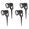 4PCS Waterproof Outdoor Spotlights LED Landscape Light DC12V for Driveway