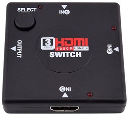 ACLINKER HDMI Switch 3-Port HDMI Switcher Supports Full HD1080p3D