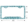 2Pcs Whale Shark Aluminum Alloy License Plate Holder License Plate