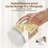 fecoqi POP-UP Lid Airtight Food Galss Storage Jars- 3 Pcs(0.43qt
