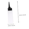 FOMIYES 3pcs Refillable Container Hair Dye Measuring Bottle Condiment Bottles