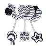 Baby Plush Animal Stroller Toys Black and White Spiral Activity