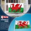 Anley Rip-Proof Double Sided 3-Ply Wales Flag 3x5 Ft Welsh
