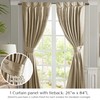 Croscill Classics Satin Single Piece Luxurious Curtain for Living Room