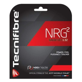 Tecnifibre NRG2 SPL – Cuerda para Raqueta de Tenis Set, Negro